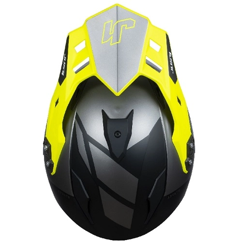 Шолом Just1 J34 Pro Outerspace White/Yellow/Black
