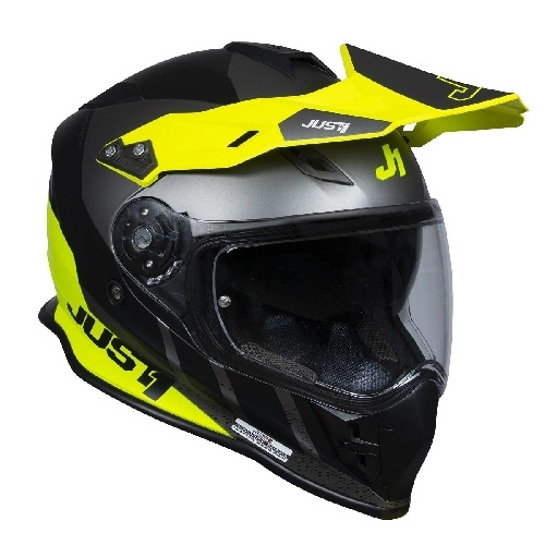 Шолом Just1 J34 Pro Outerspace White/Yellow/Black