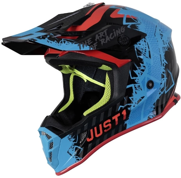 Шолом Just1 J38 Mask Blue/Red/Black
