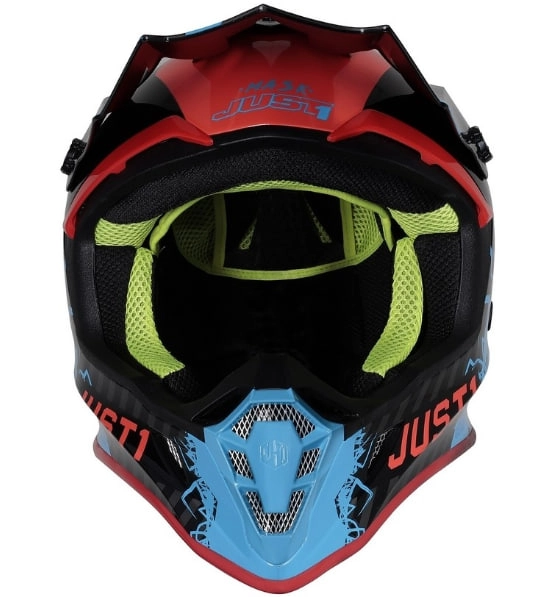 Шолом Just1 J38 Mask Blue/Red/Black