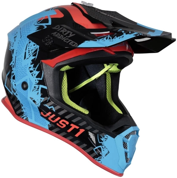 Шолом Just1 J38 Mask Blue/Red/Black
