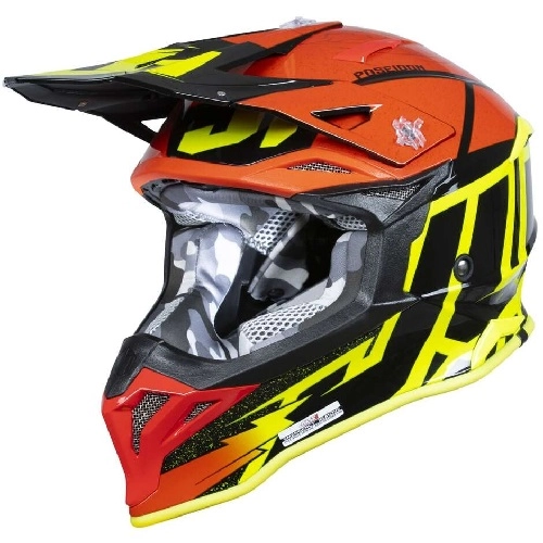 Шолом Just1 J39 Poseidon Yellow/Red/Black