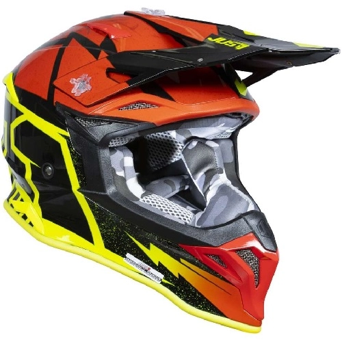 Шолом Just1 J39 Poseidon Yellow/Red/Black