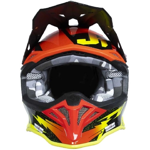 Шолом Just1 J39 Poseidon Yellow/Red/Black