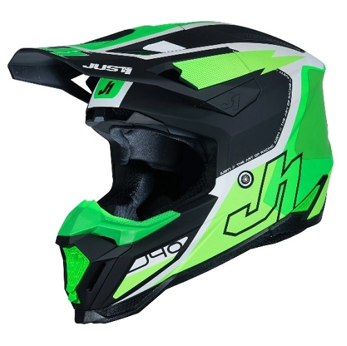 Шлем Just1 J40 Flash Green/White/Black