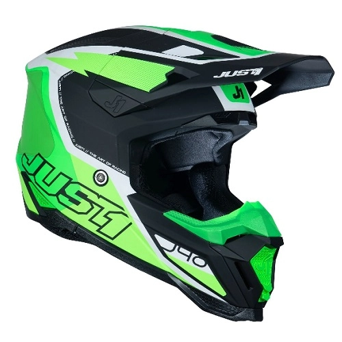 Шлем Just1 J40 Flash Green/White/Black
