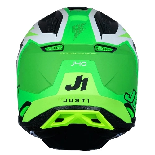 Шлем Just1 J40 Flash Green/White/Black