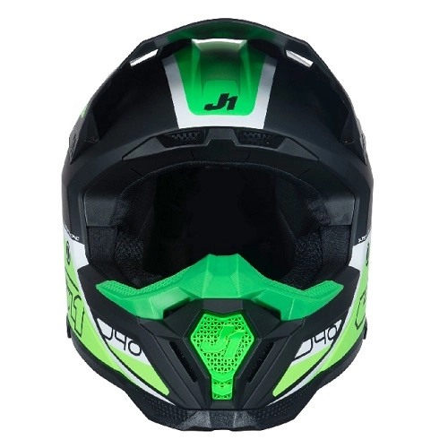 Шлем Just1 J40 Flash Green/White/Black