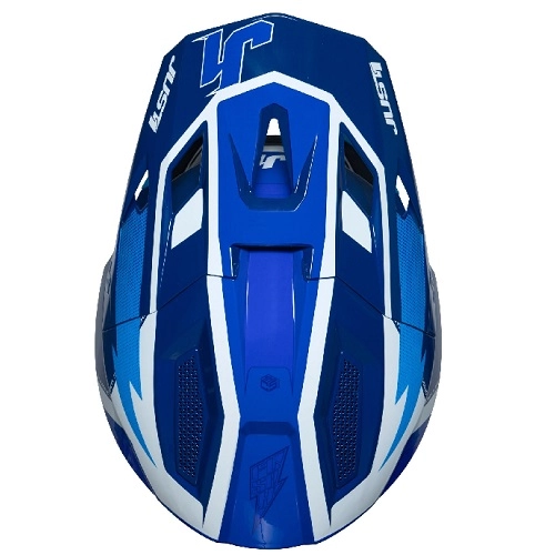 Шолом Just1 J40 Flash White/Blue