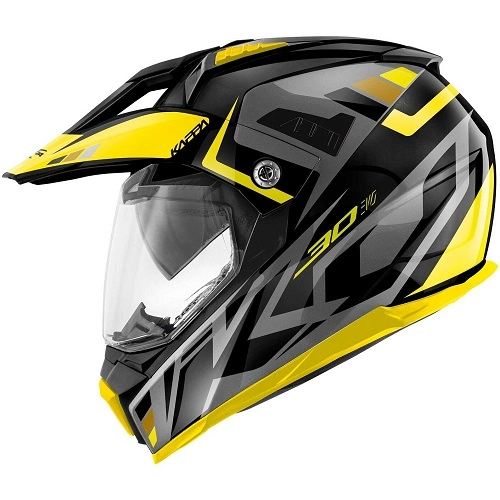 Шолом Kappa KV30 Evo Grayer Dual Black/Grey/Yellow