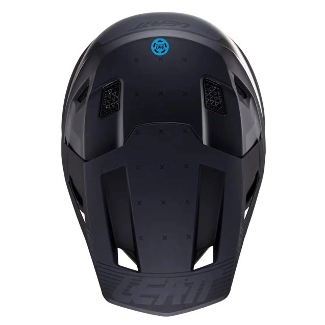 Шолом Leatt Moto 7.5 Stealth + Мотоокуляри Leatt Velocity 4.5 Stealth Clear Lens