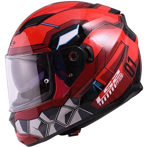 Шолом LS2 FF320 Stream Evo Angel Red/Grey