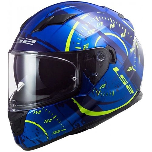 Шолом LS2 FF320 Stream Evo Tacho Hi-Vis Blue/Yellow