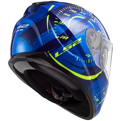 Шолом LS2 FF320 Stream Evo Tacho Hi-Vis Blue/Yellow