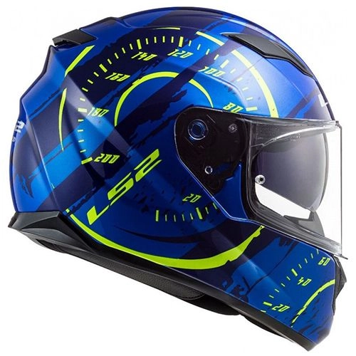 Шолом LS2 FF320 Stream Evo Tacho Hi-Vis Blue/Yellow