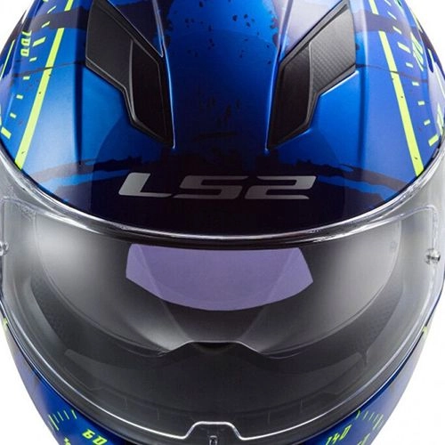 Шолом LS2 FF320 Stream Evo Tacho Hi-Vis Blue/Yellow