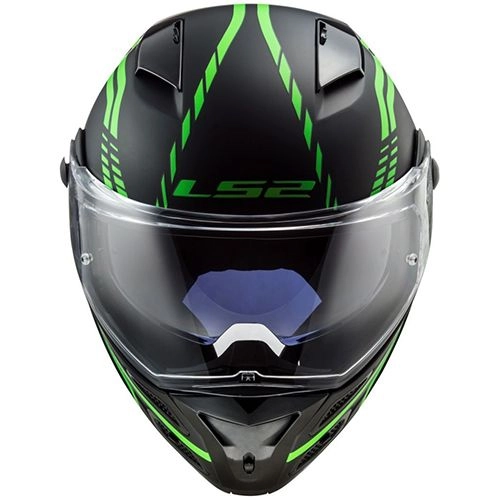 Шолом LS2 FF324 Metro EVO Firefly Hi-Vis Black/Green