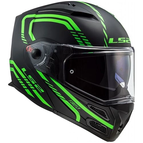 Шолом LS2 FF324 Metro EVO Firefly Hi-Vis Black/Green