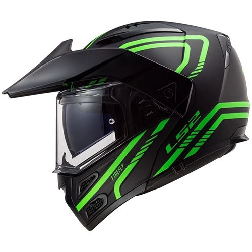 Шолом LS2 FF324 Metro EVO Firefly Hi-Vis Black/Green