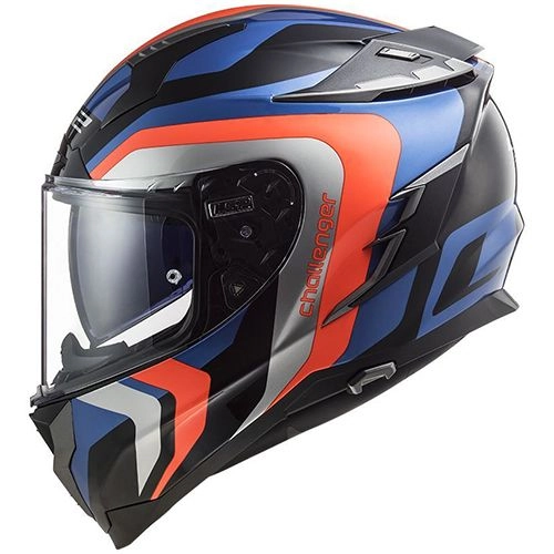 Шолом LS2 FF327 Challenger Galactic Blue/Orange