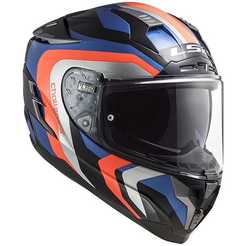 Шолом LS2 FF327 Challenger Galactic Blue/Orange