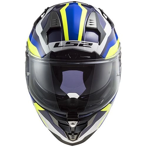 Шолом LS2 FF327 Challenger Galactic White/Yellow/Blue