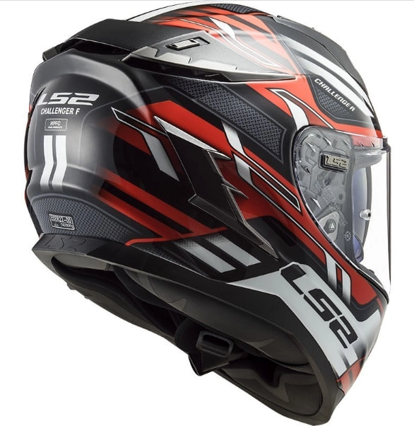 Шолом LS2 FF327 Challenger Spin Black/Red/White