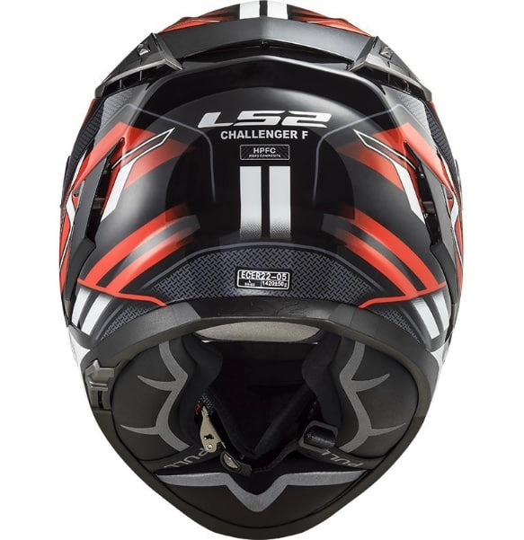 Шолом LS2 FF327 Challenger Spin Black/Red/White