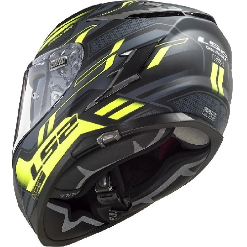 Шлем LS2 FF327 Challenger Spin Grey/Yellow