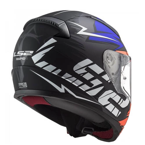 Шолом LS2 FF353 Rapid Cromo Red/Black
