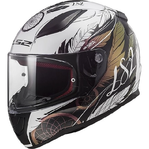 Шлем LS2 FF353 Rapid II Boho White/Black/Pink