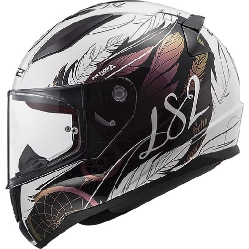 Шлем LS2 FF353 Rapid II Boho White/Black/Pink