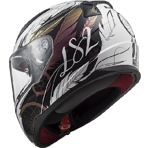 Шлем LS2 FF353 Rapid II Boho White/Black/Pink
