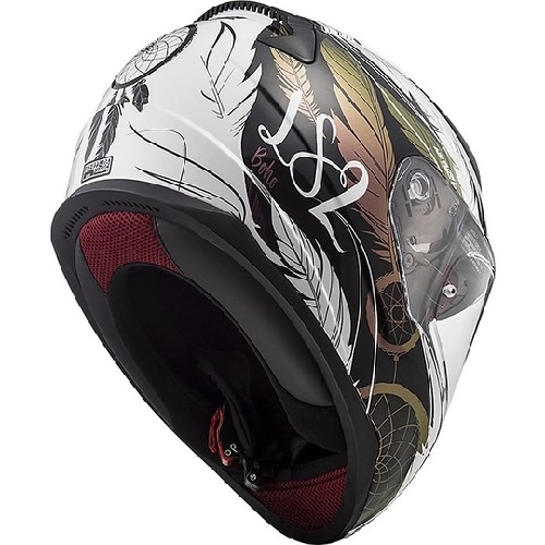 Шлем LS2 FF353 Rapid II Boho White/Black/Pink
