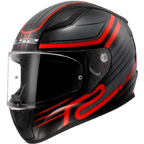 Шолом LS2 FF353 Rapid II Circuit Black/Red