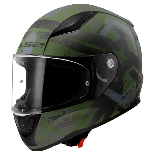 Шолом LS2 FF353 Rapid II Thunder Birds Green/Black