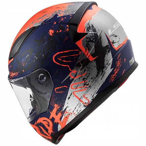 Шолом LS2 FF353 Rapid Naughty Blue/Orange