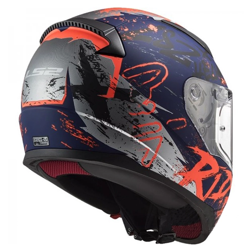 Шолом LS2 FF353 Rapid Naughty Blue/Orange