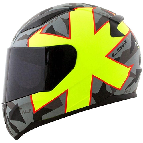 Шолом LS2 FF353 Rapid Pashoalin Grey/Yellow