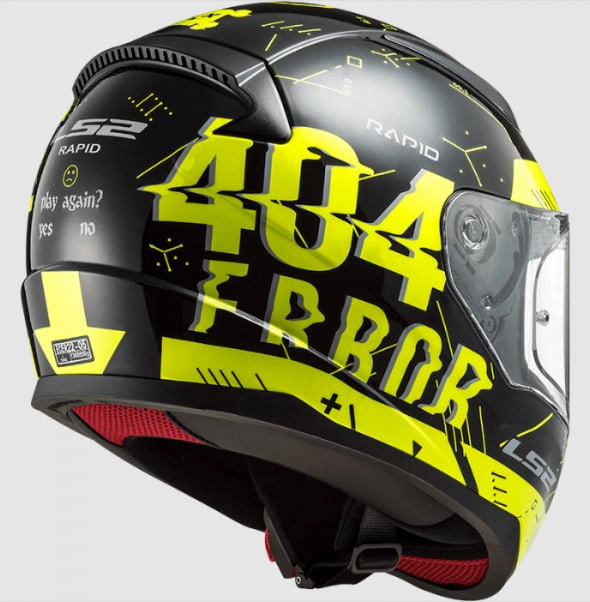Шлем LS2 FF353 Rapid Player Hi-Vis Yellow/Black