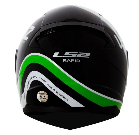 Шолом LS2 FF353 Rapid Stark Black/Green/White