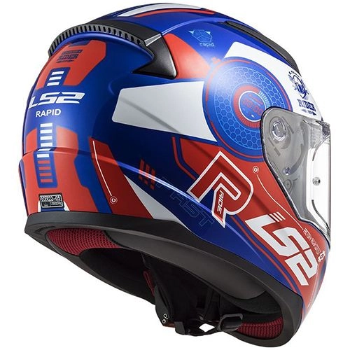 Шолом LS2 FF353 Rapid Stratus Blue/Red/White