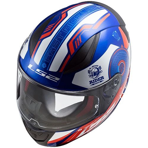 Шолом LS2 FF353 Rapid Stratus Blue/Red/White
