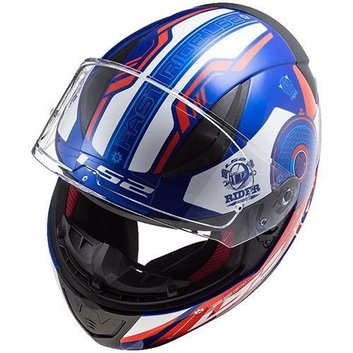 Шолом LS2 FF353 Rapid Stratus Blue/Red/White