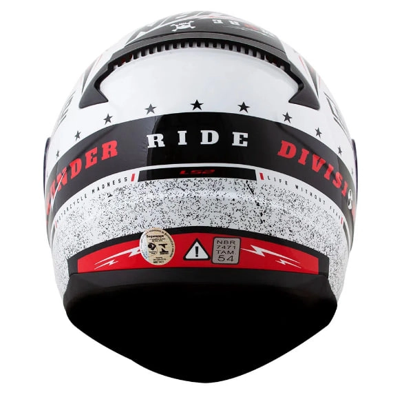 Шолом LS2 FF353 Rapid Thunder White/Black/Red