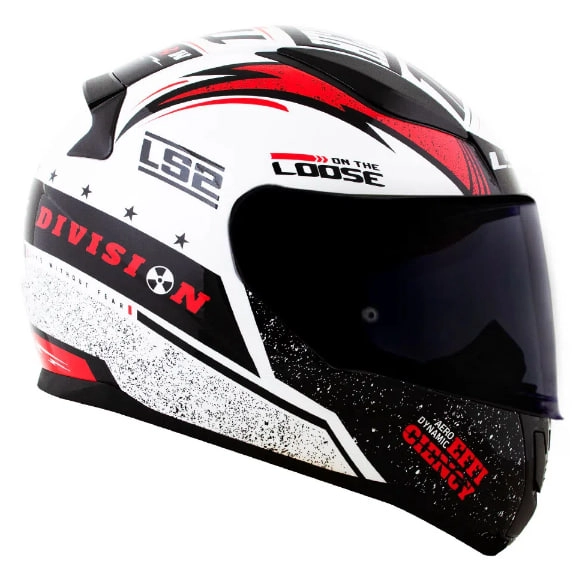 Шолом LS2 FF353 Rapid Thunder White/Black/Red
