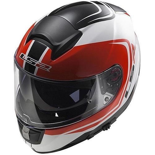 Шолом LS2 FF397 Vector FT2 Wake White/Black/Red