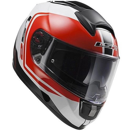 Шолом LS2 FF397 Vector FT2 Wake White/Black/Red