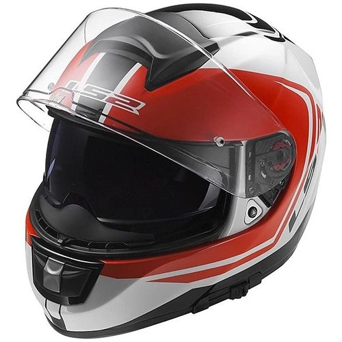 Шолом LS2 FF397 Vector FT2 Wake White/Black/Red