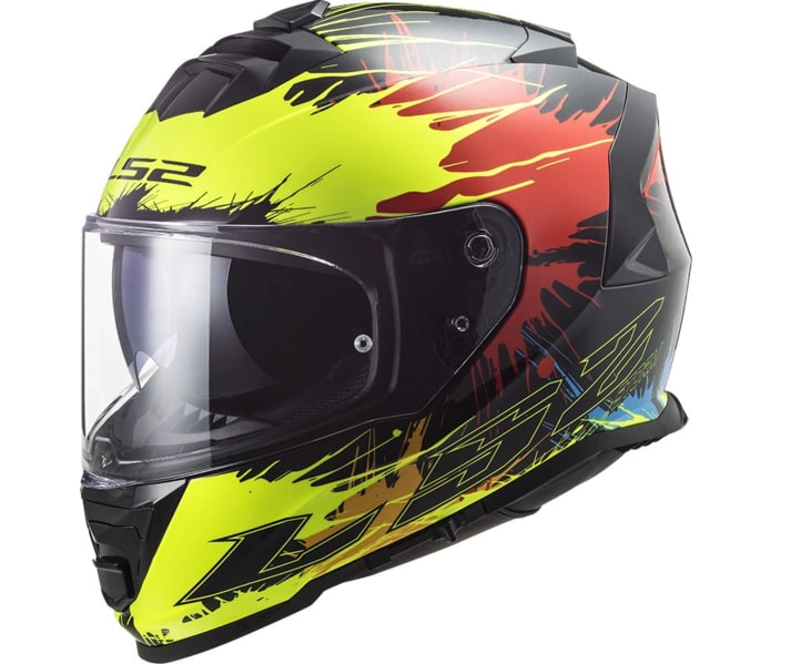 Шолом LS2 FF800 Storm Drop Black/Yellow/Red